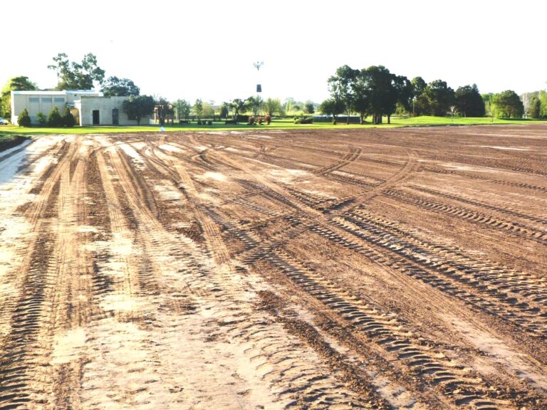Está muy avanzada la construcción de la nueva cancha de Hockey