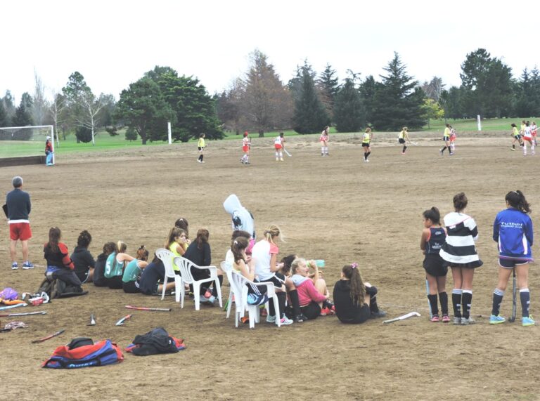 Entrenaron en el Club las Selecciones de Hockey