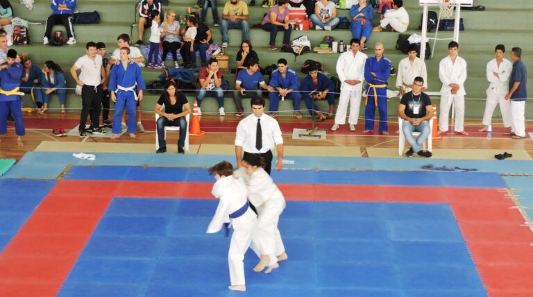 Campeonato Provincial de Judo en el gimnasio