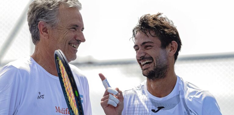 Comenzó la Copa Davis en Noruega: Mariano perdió con el 5 del mundo 6-3 y 6-3