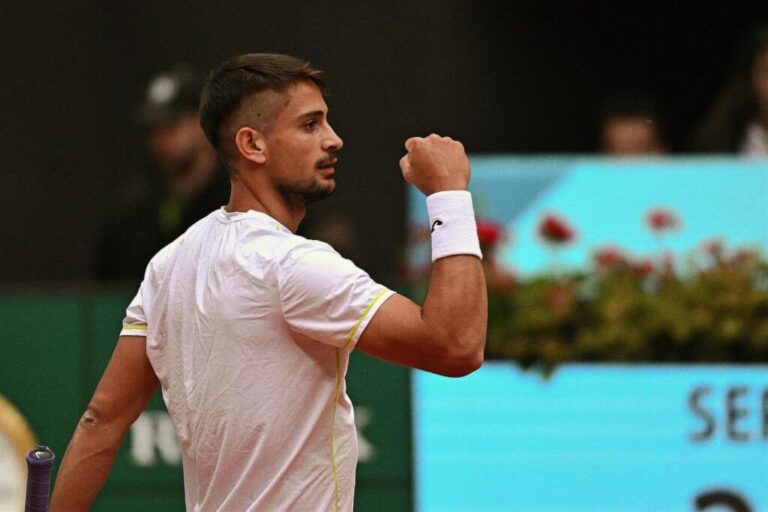 Mariano en el Challenger Tour de Tenis Latinoamericano