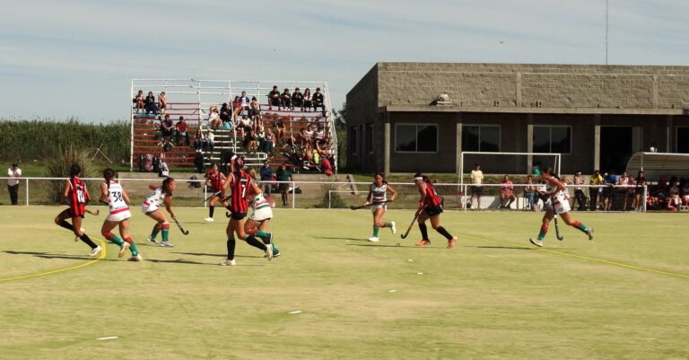 Hockey: recibimos a 5 equipos femeninos y 1ª masculina del Club Social de Junín